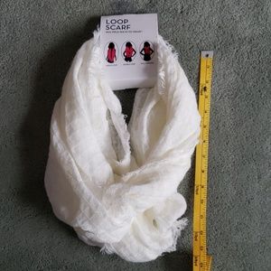 NWT Cream colored Loop scarf